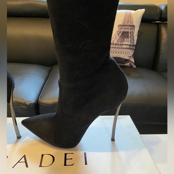 CASADEI OVER THE KNEE SUEDE BOOTS - Picture 4 of 9